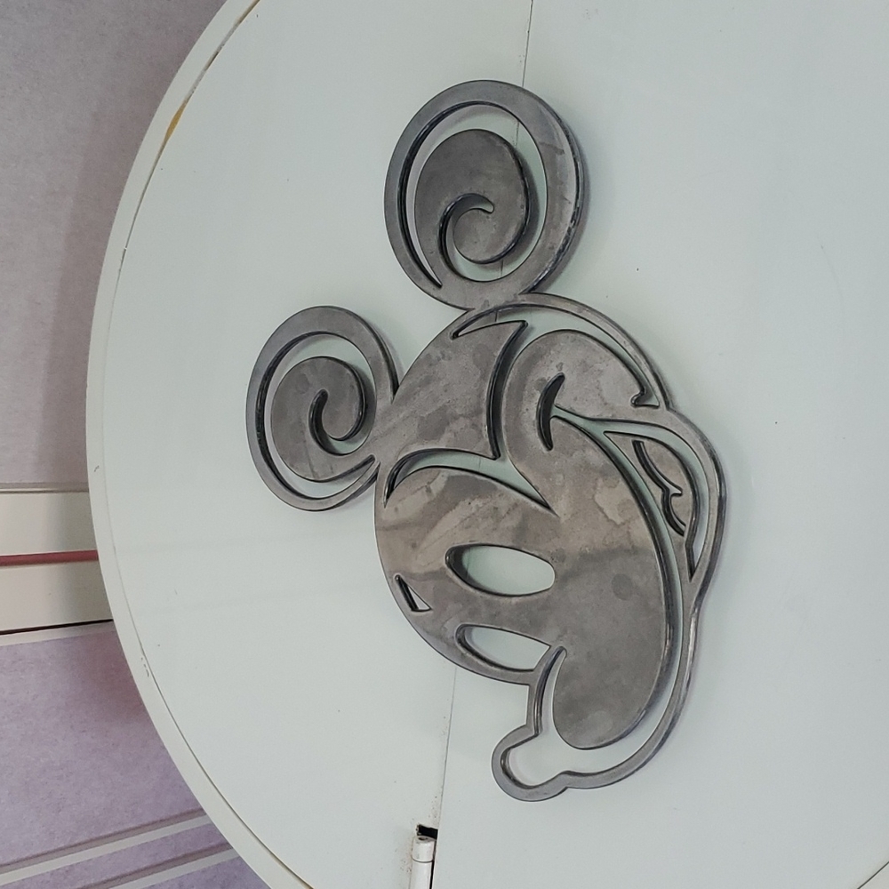 Polished Aluminum Disney Mickey Mouse Trivet
